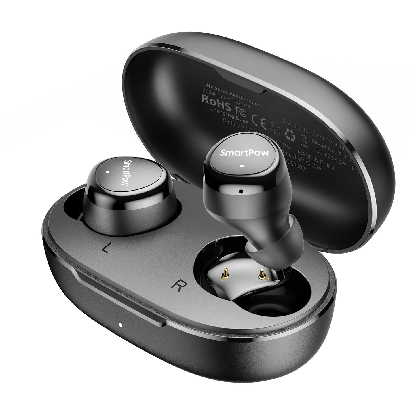 SmartPow SP9 Stylish Wireless Earbuds with Ambient Mode and Quick Pairing"  Product Description